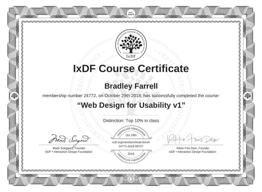 Course Certificate