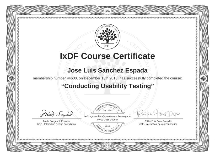 Course Certificate