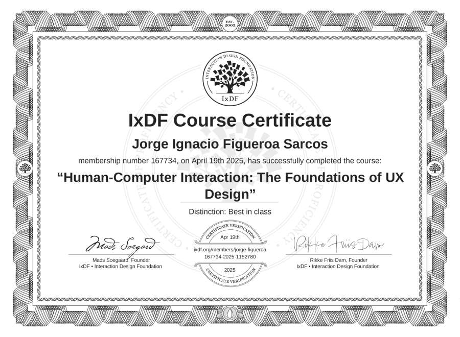Course Certificate