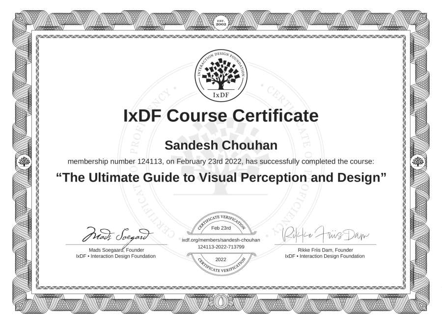 Course Certificate