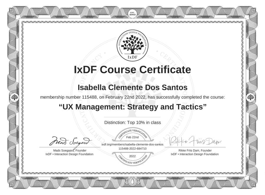 Course Certificate