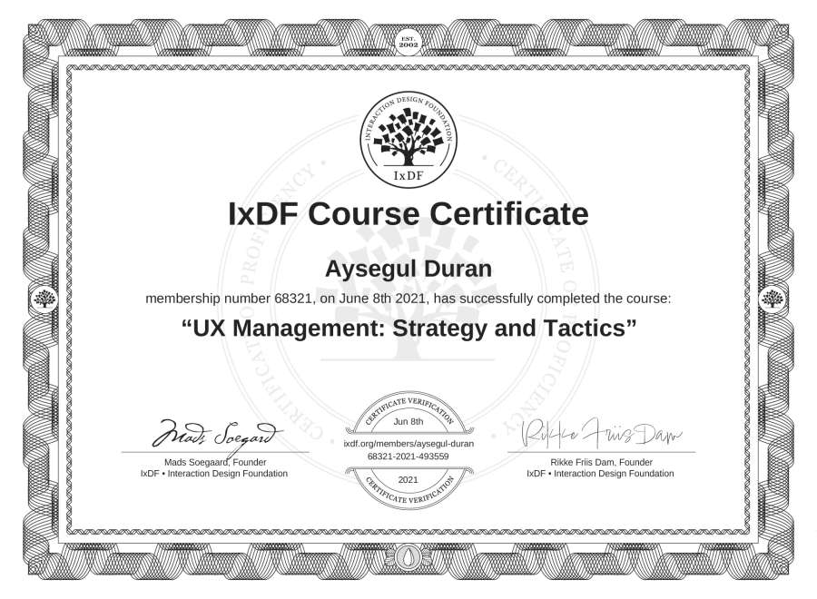 Course Certificate