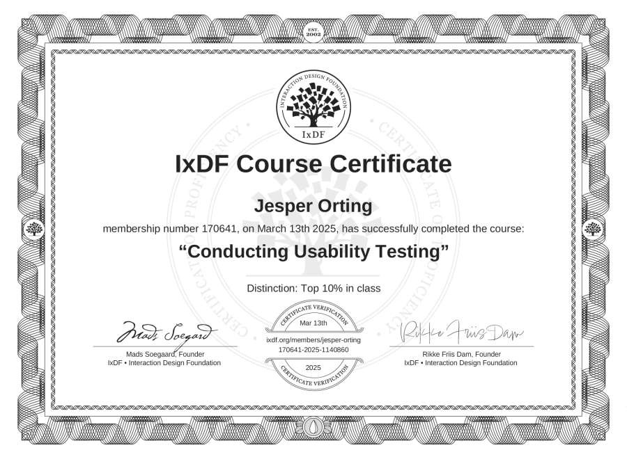 Course Certificate