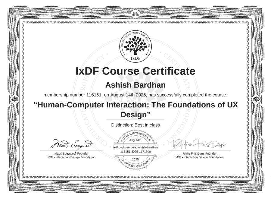 Course Certificate