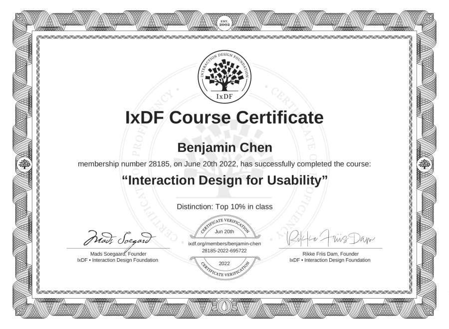 Course Certificate