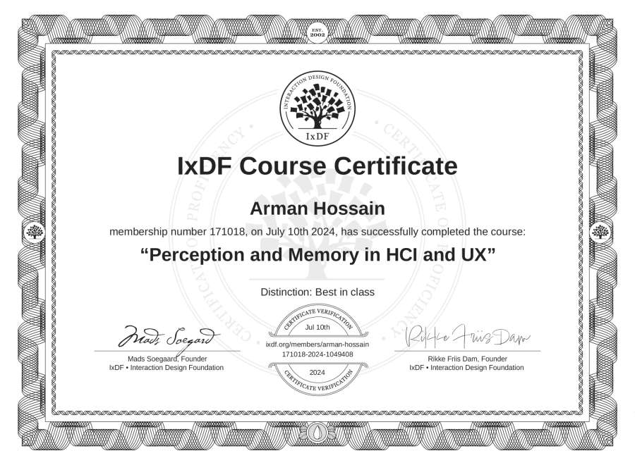 Course Certificate