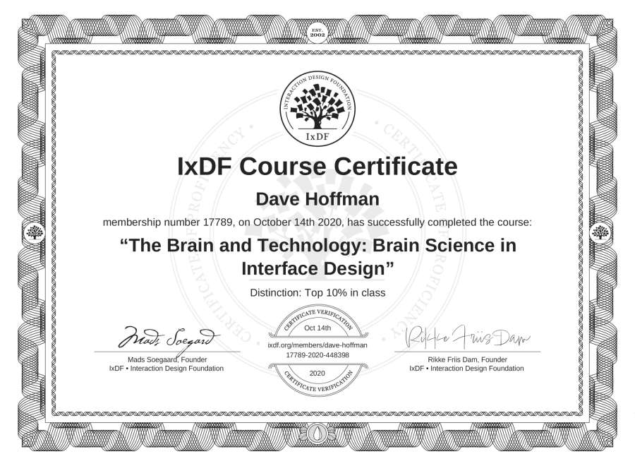 Course Certificate
