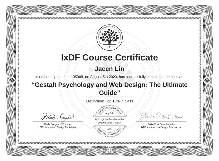 Course Certificate