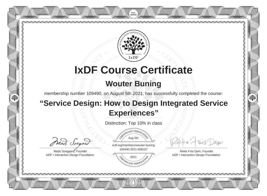 Course Certificate
