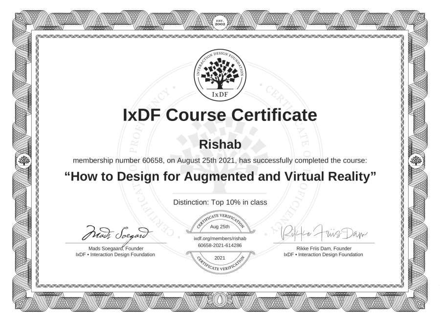 Course Certificate