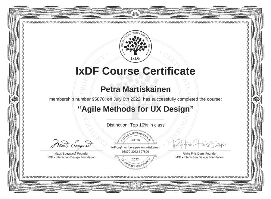 Course Certificate