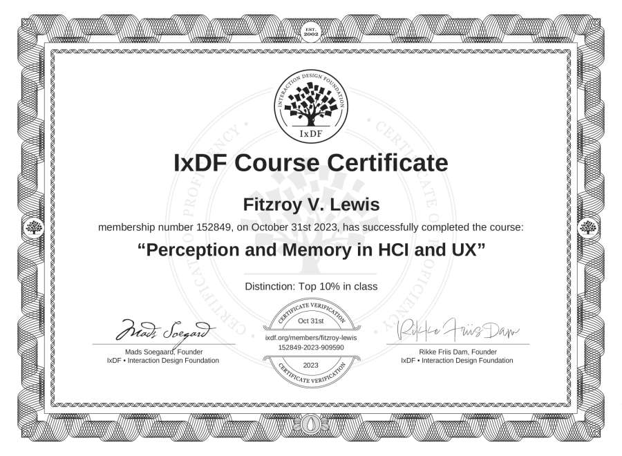 Course Certificate