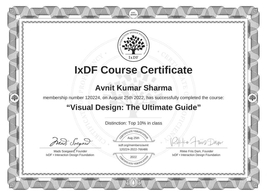 Course Certificate