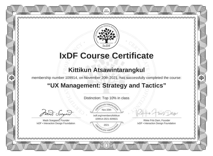 Course Certificate