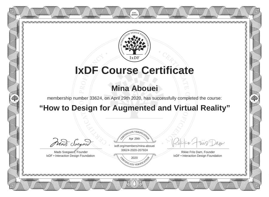 Course Certificate