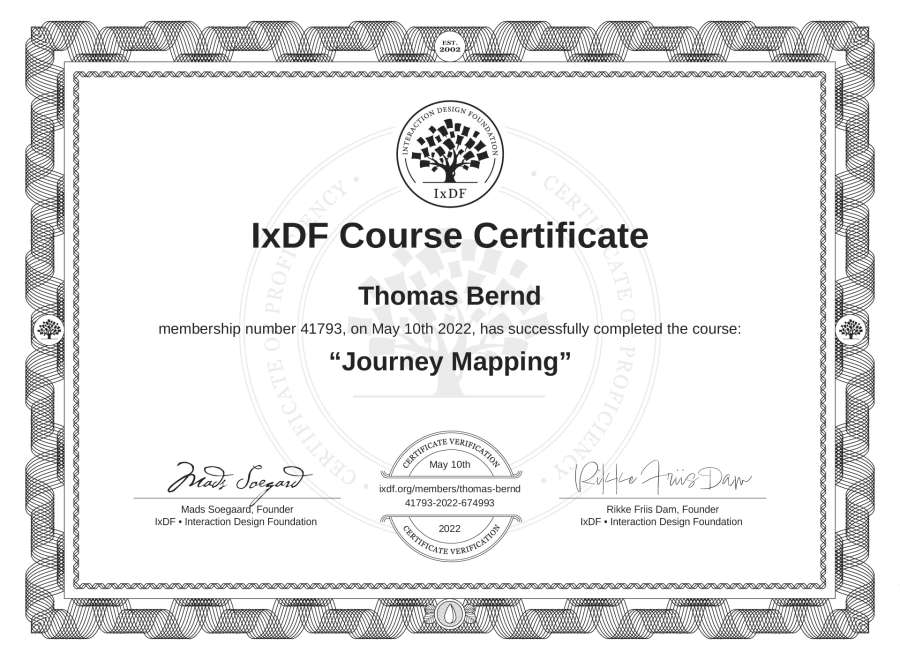 Course Certificate