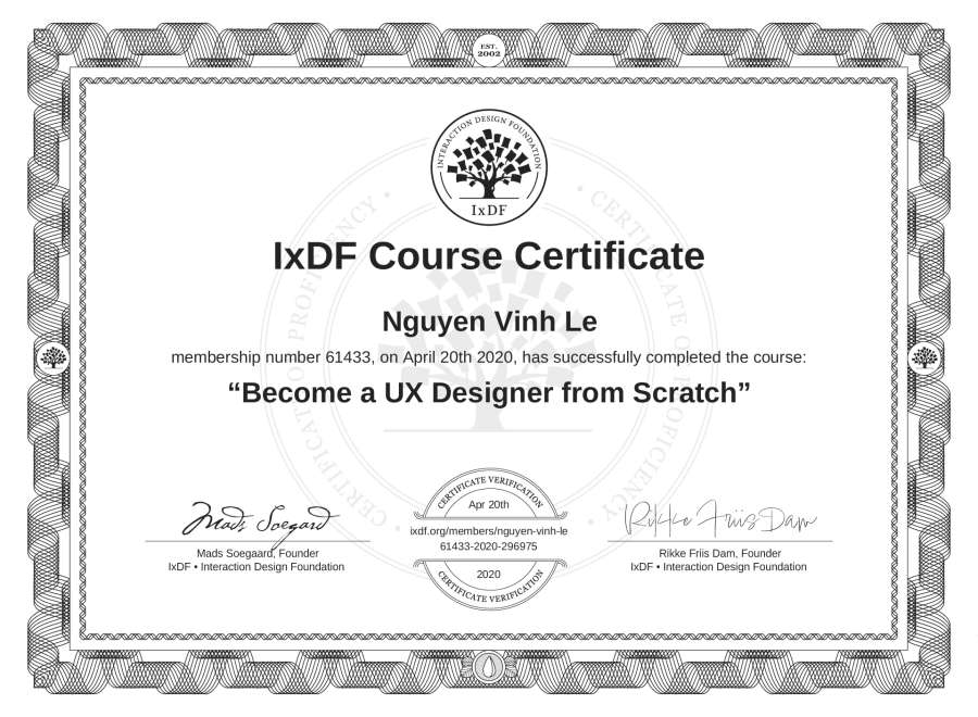 Course Certificate