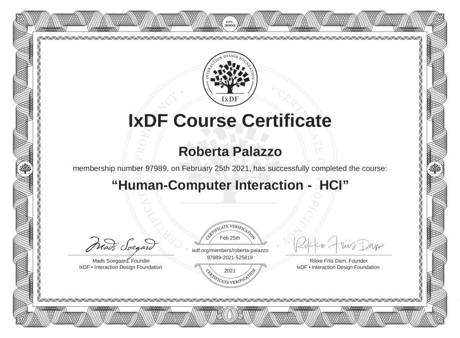 Course Certificate