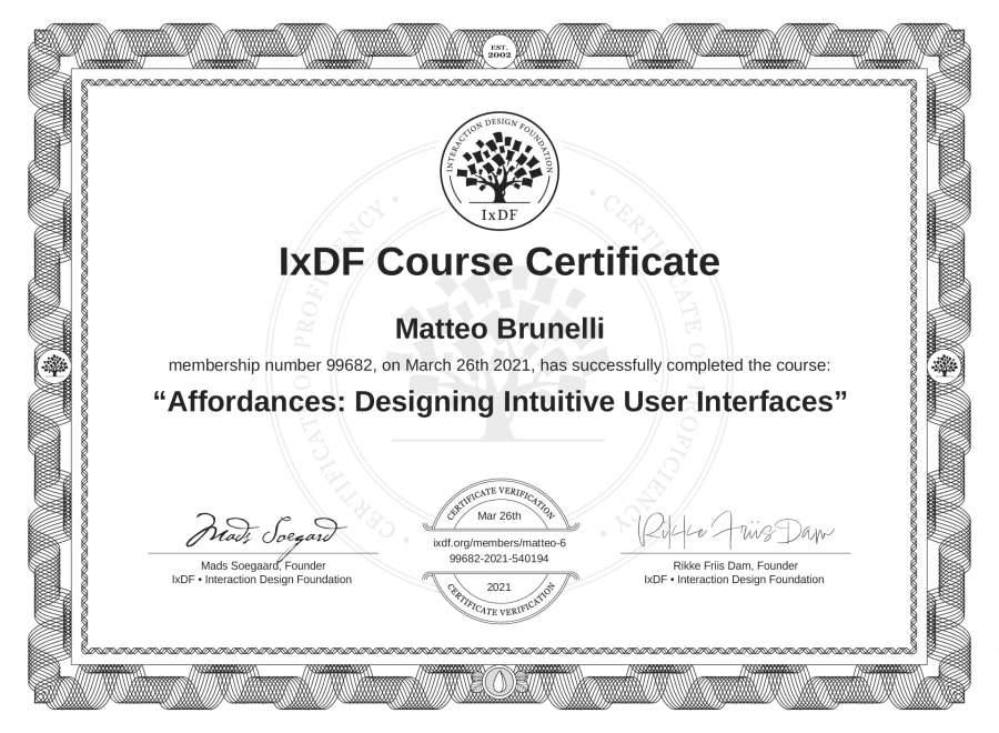 Course Certificate