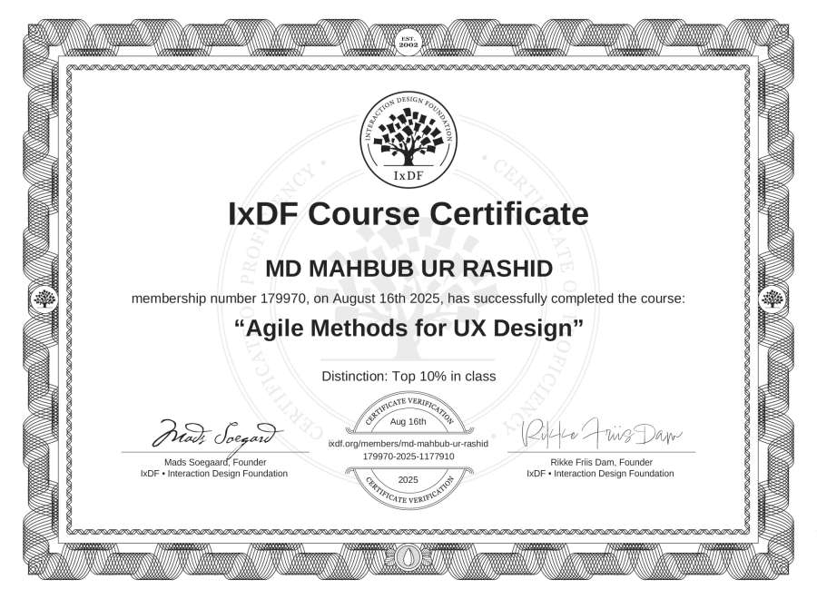 Course Certificate