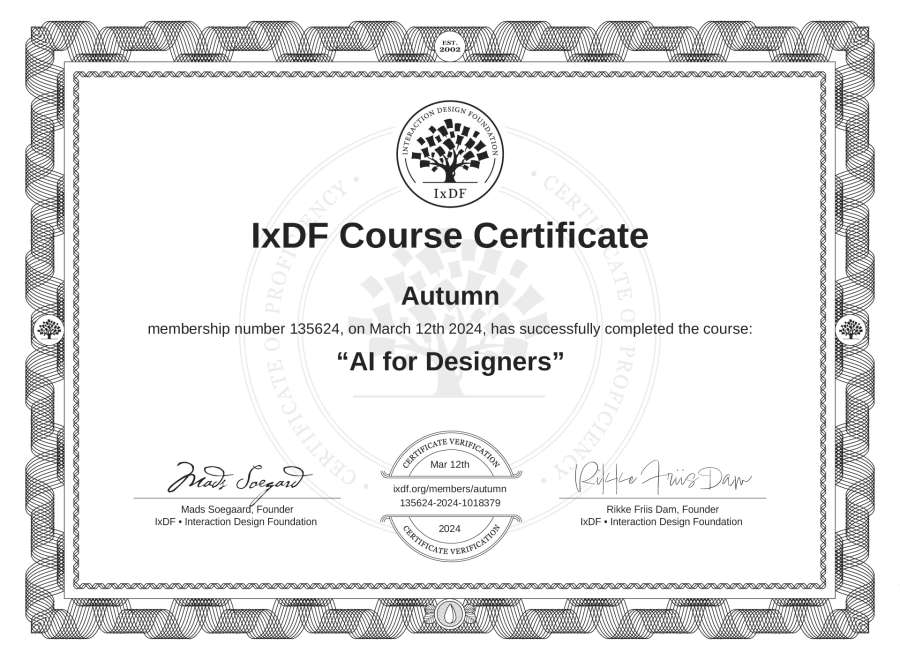 Course Certificate