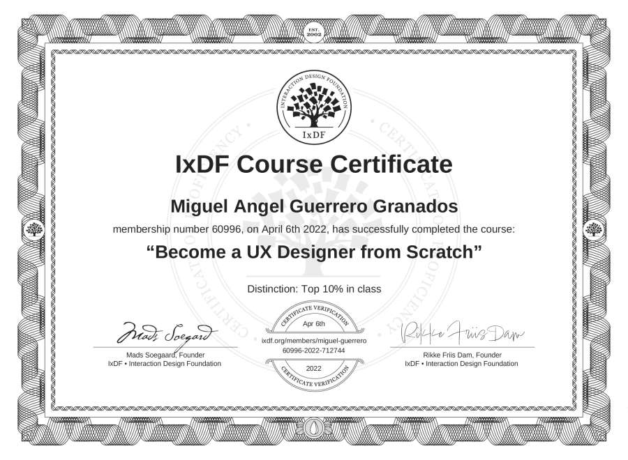 Course Certificate