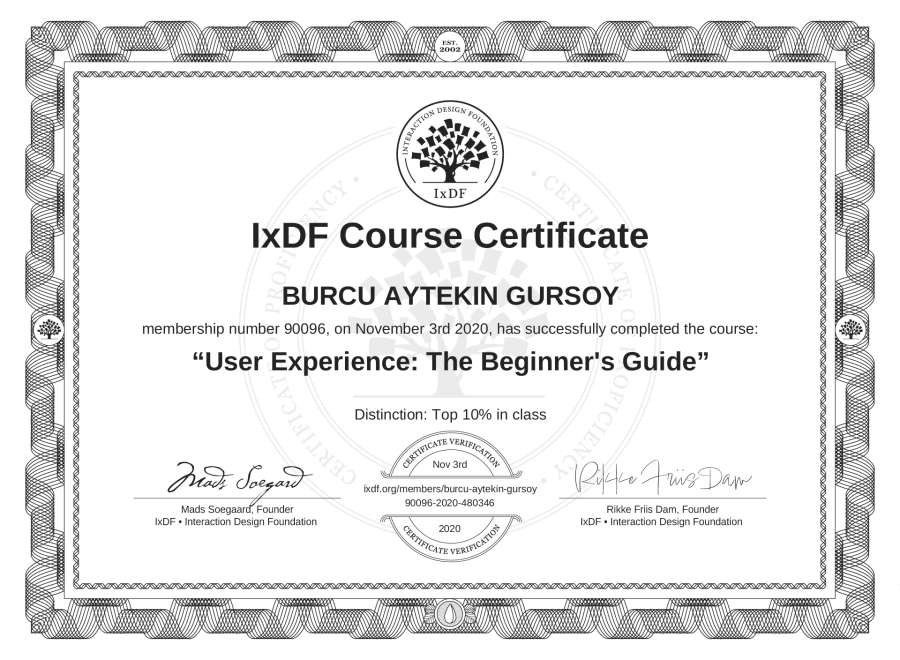 Course Certificate