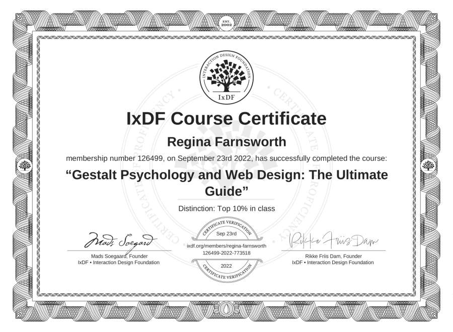 Course Certificate