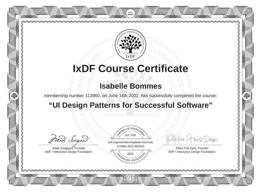 Course Certificate