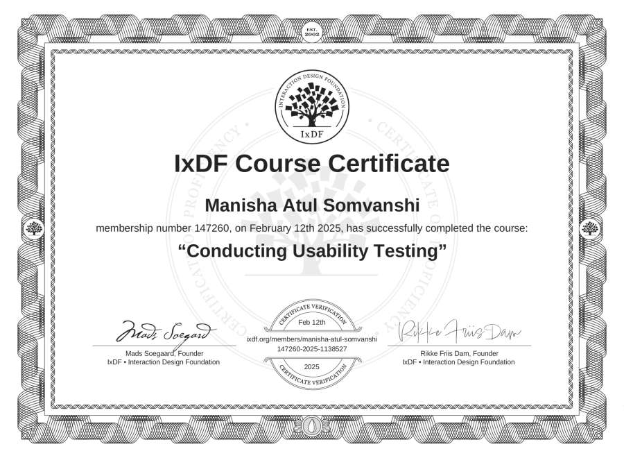 Course Certificate