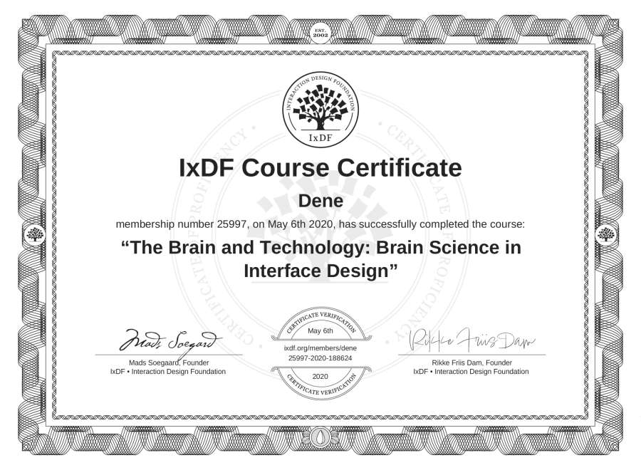Course Certificate