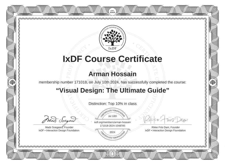 Course Certificate