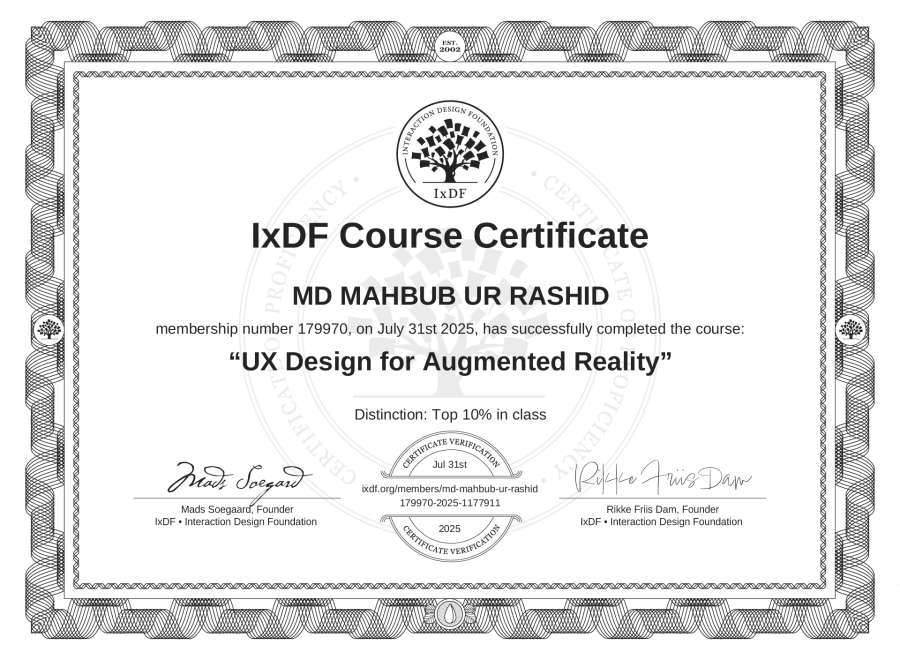 Course Certificate