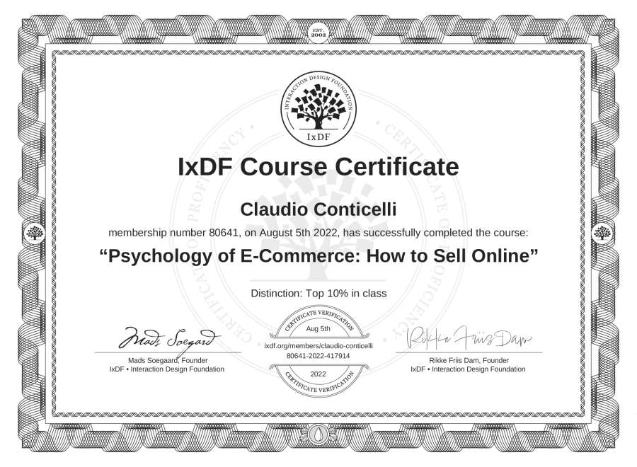 Course Certificate