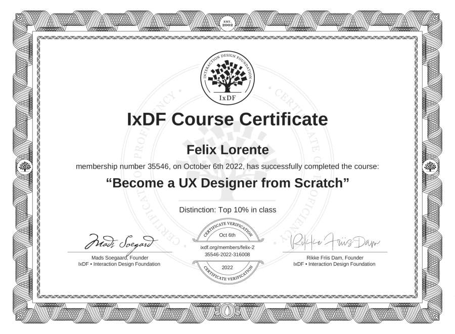 Course Certificate
