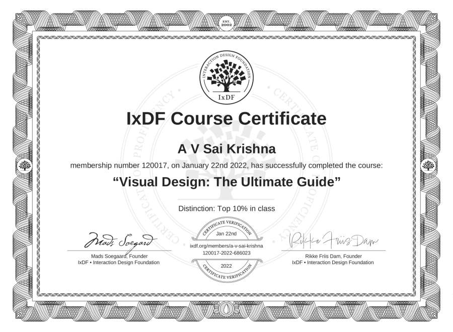Course Certificate