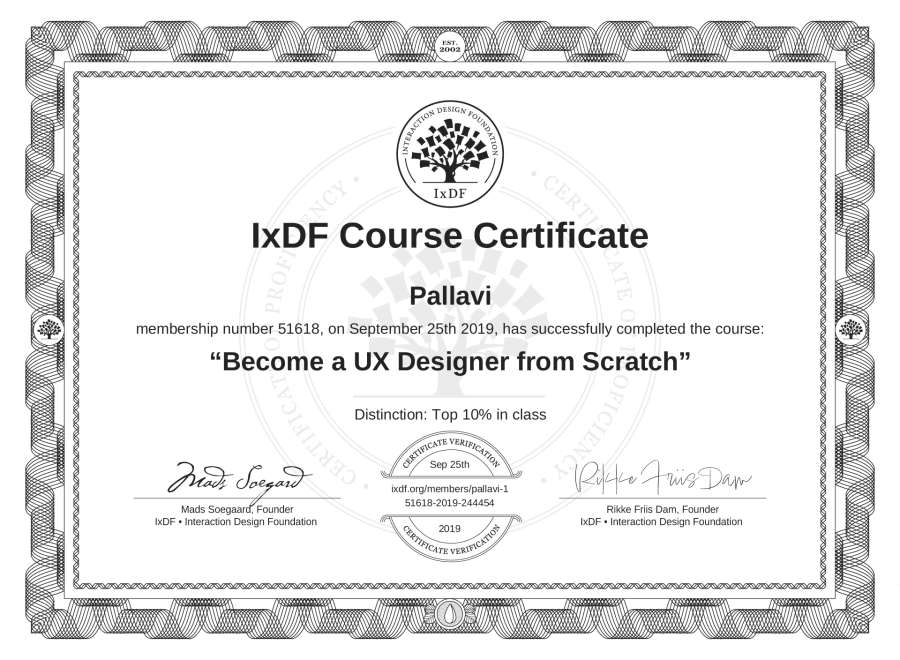 Course Certificate