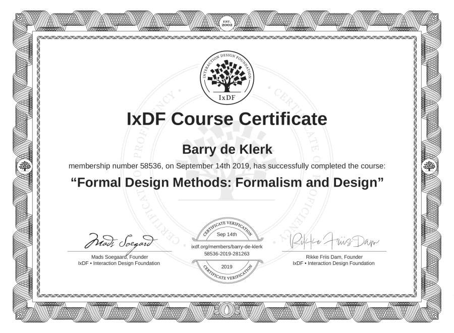 Course Certificate