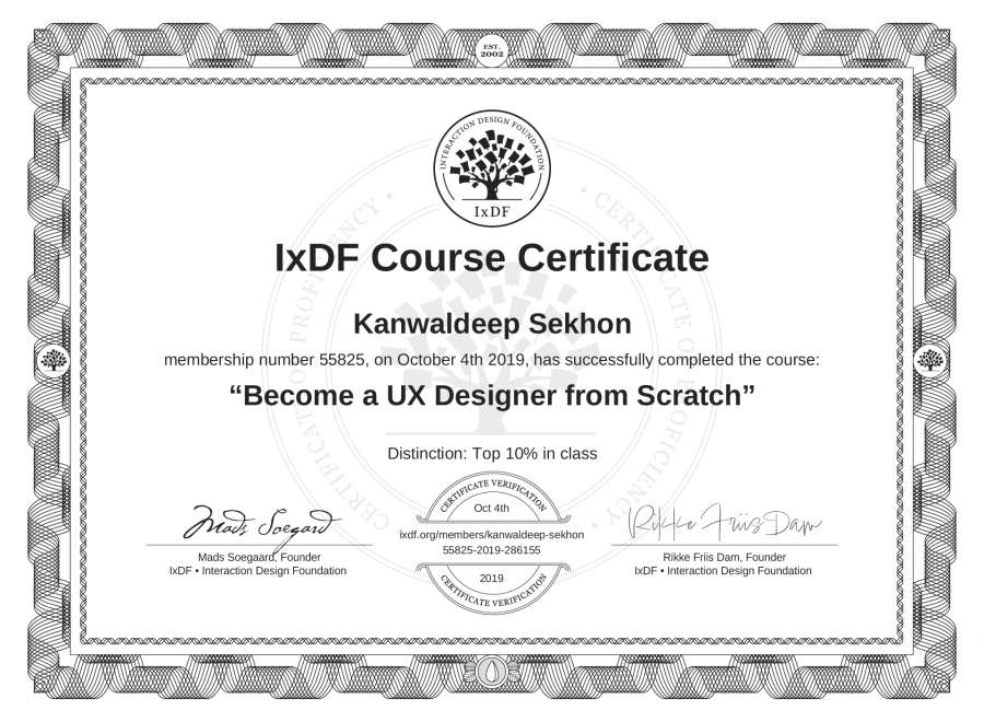 Course Certificate