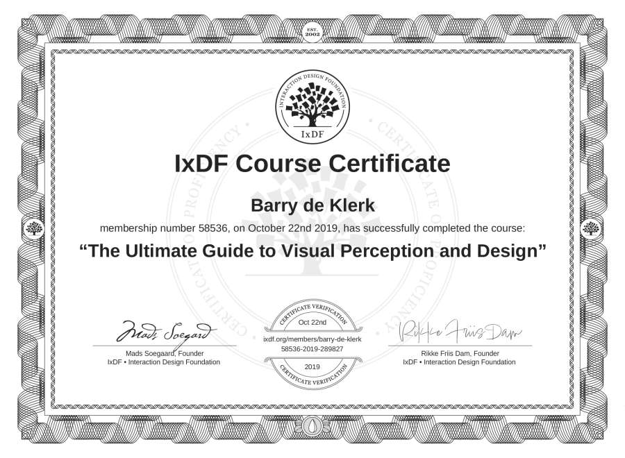 Course Certificate