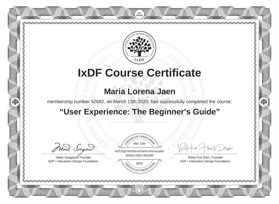 Course Certificate