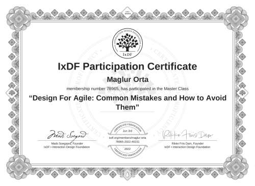 Design For Agile: Co