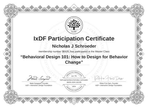 Behavioral Design 10