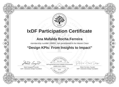 Design KPIs: From In