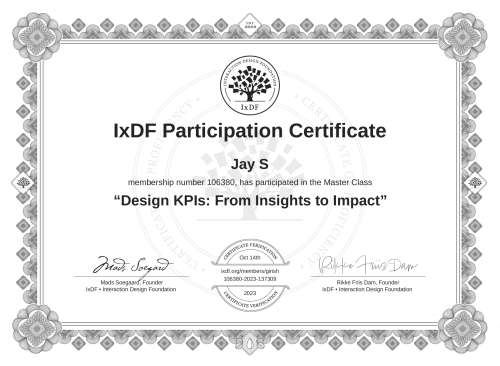 Design KPIs: From In