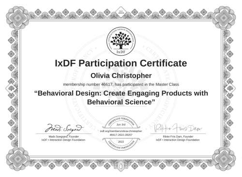 Behavioral Design: C