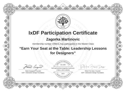 Earn Your Seat at th