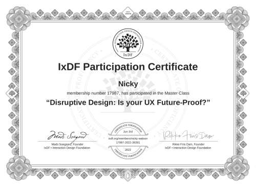 Disruptive Design: I