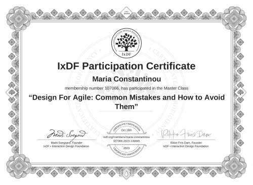 Design For Agile: Co