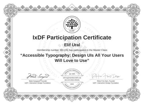 Accessible Typograph